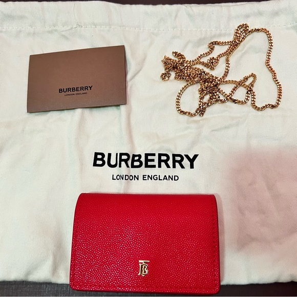 Authentic Burberry Jessie Chain Card Case, excellent condition - Picture 6 of 11